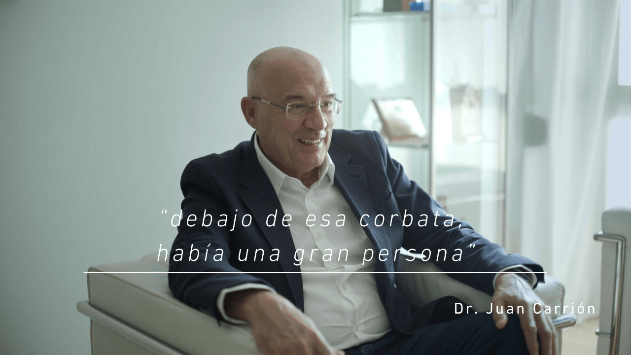 Debajo de esa corbata de consultor inmobiliario en Madrid, había una gran persona. Testimonio de Juan